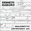 Kenneth Gaburo, Maledetto Antiphony VIII, Pogus, experimental, free form, impro, Aurelio Cianciotta, KennethGaburo_Maledetto.jpg